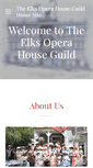 Mobile Screenshot of elksoperahouseguild.com